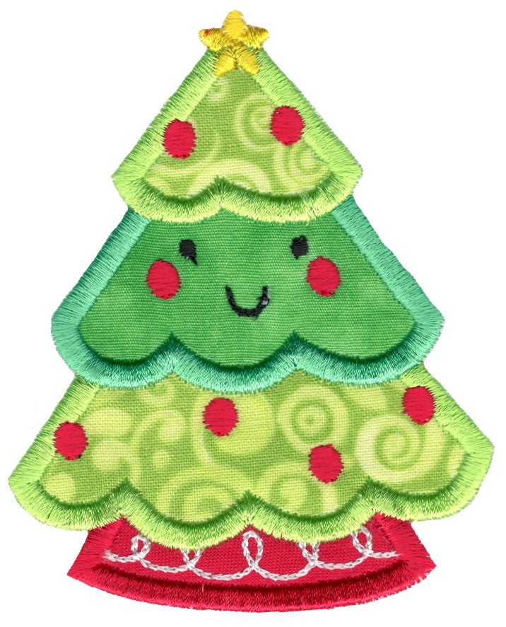BCD Applique Christmas Tree