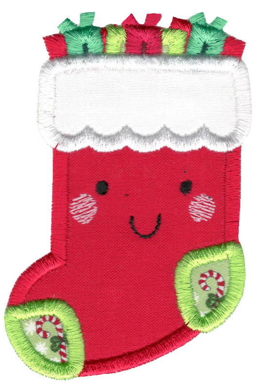 BCD Applique Christmas Stocking