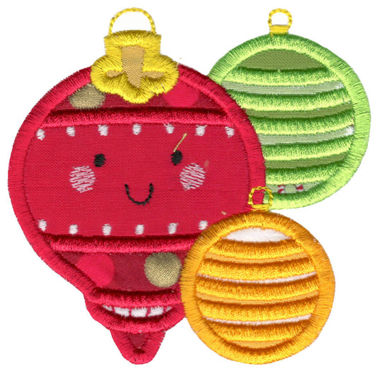 BCD Applique Christmas Ornaments