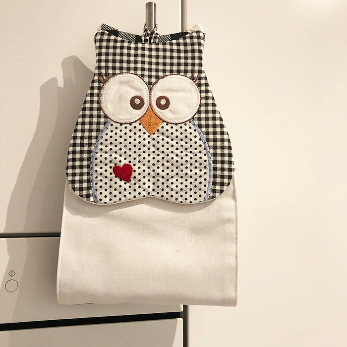 EE Owl Oven Gloves and Mitt - 8x8