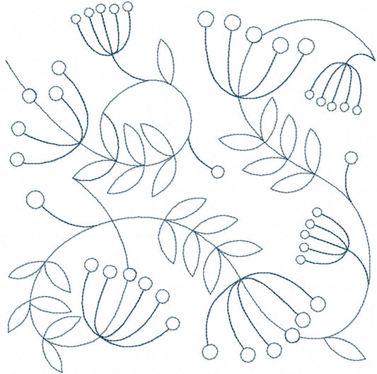 BCE Folk Art Continuous Line Quilting