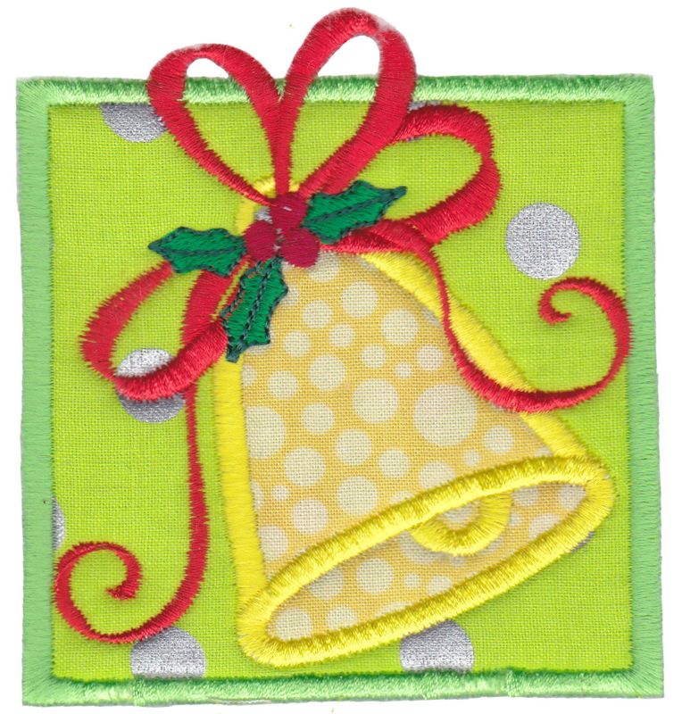 BCE Christmas Bell Applique