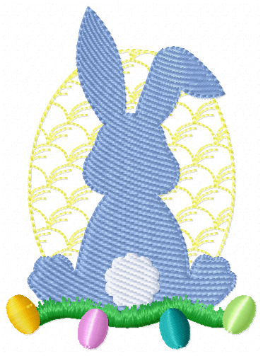 TIS Easter Bunny with eggs 2 sizes