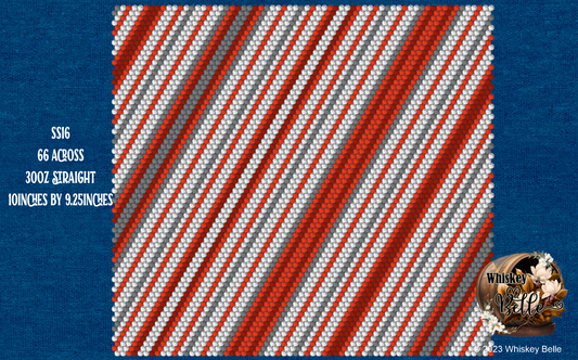 WB Candy Cane  SS16 30oz rhinestone