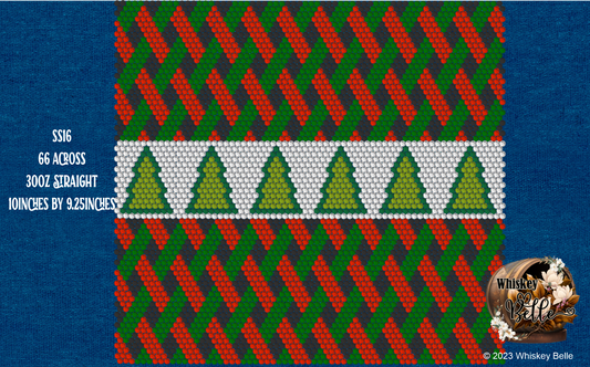 WB Lattice Christmas Trees SS16 30oz rhinestone