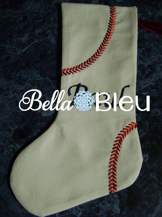 BBE - ITH Baseball Christmas Stocking
