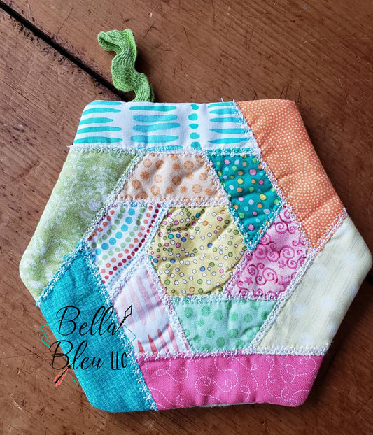 BBE In The Hoop Kitchen Potholder Scrap design