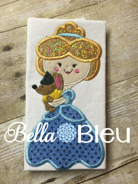 BBE Glass Slipper Princess Applique