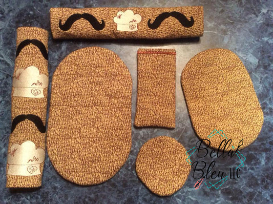 BBE - Kitchen ITH Set Potholder, oven mit