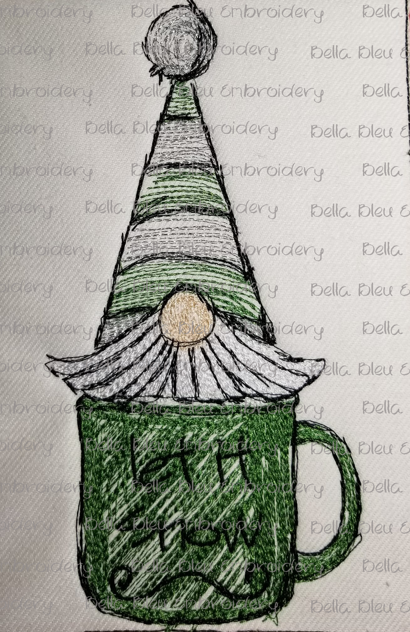 BBE - Let it Snow Christmas Gnome Scribble