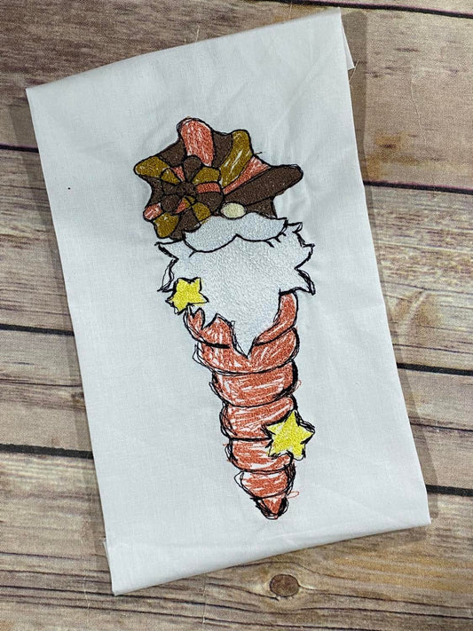 BBE Sea Gnome 5 with sea shell Scribble Sketchy design