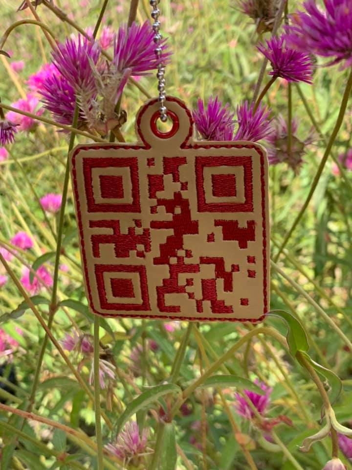 HL ITH QR Code Blessed Fob HL5717 embroidery files