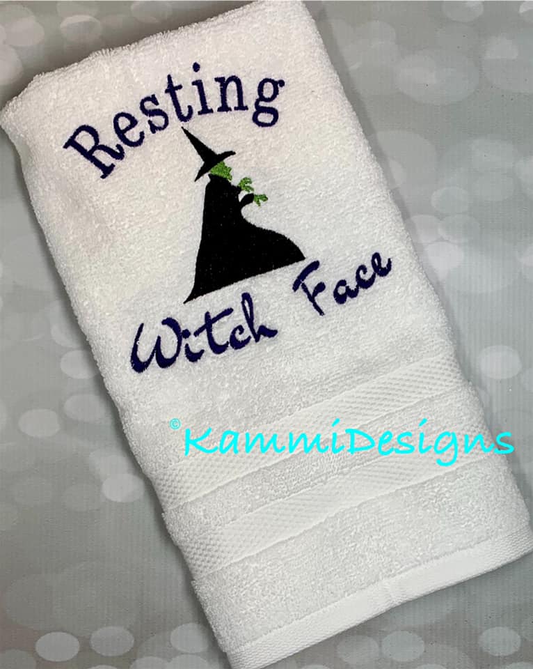 AGD 10028 Resting Witch Face