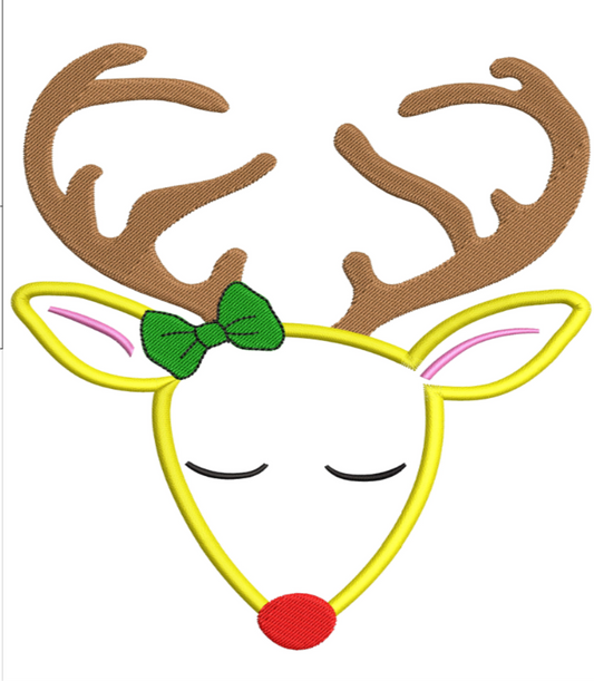 AGD 10050 Holiday Deer Female outline