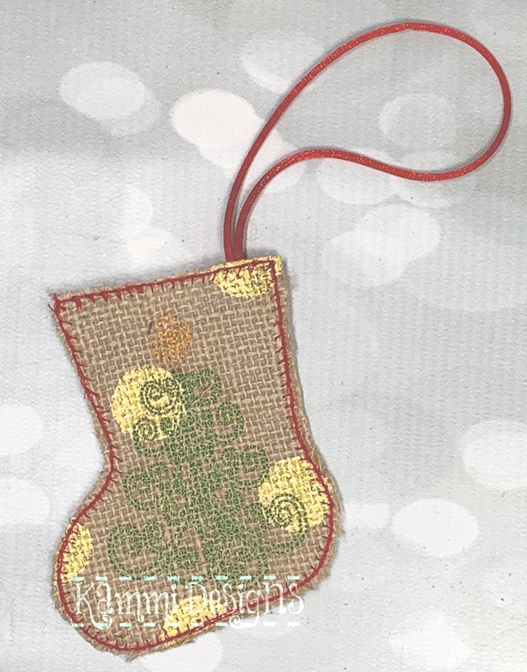 AGD 10090 Stocking Tree Ornament