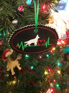 AGD 10118 German Shepherd Ornament