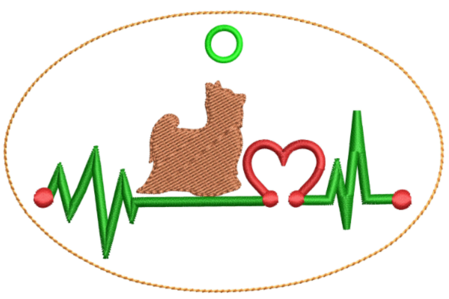 AGD 10126 Yorkie Ornament