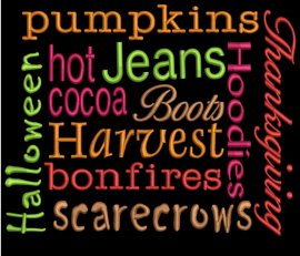 AGD 2984 Fall Word Art