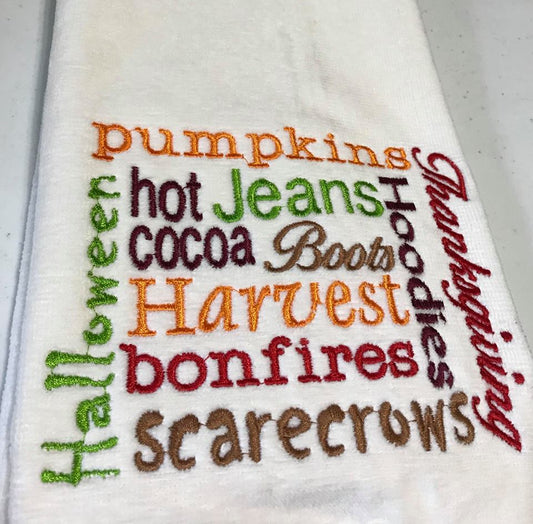 AGD 2984 Fall Word Art