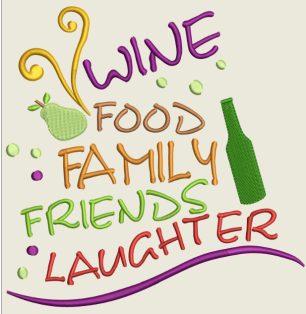 AGD 3076 Wine Food Family Friends
