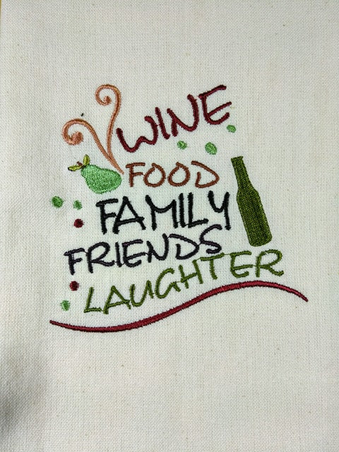 AGD 3076 Wine Food Family Friends