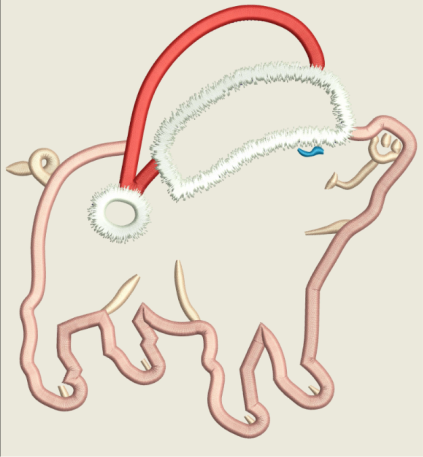 AGD 4072 Christmas Pig