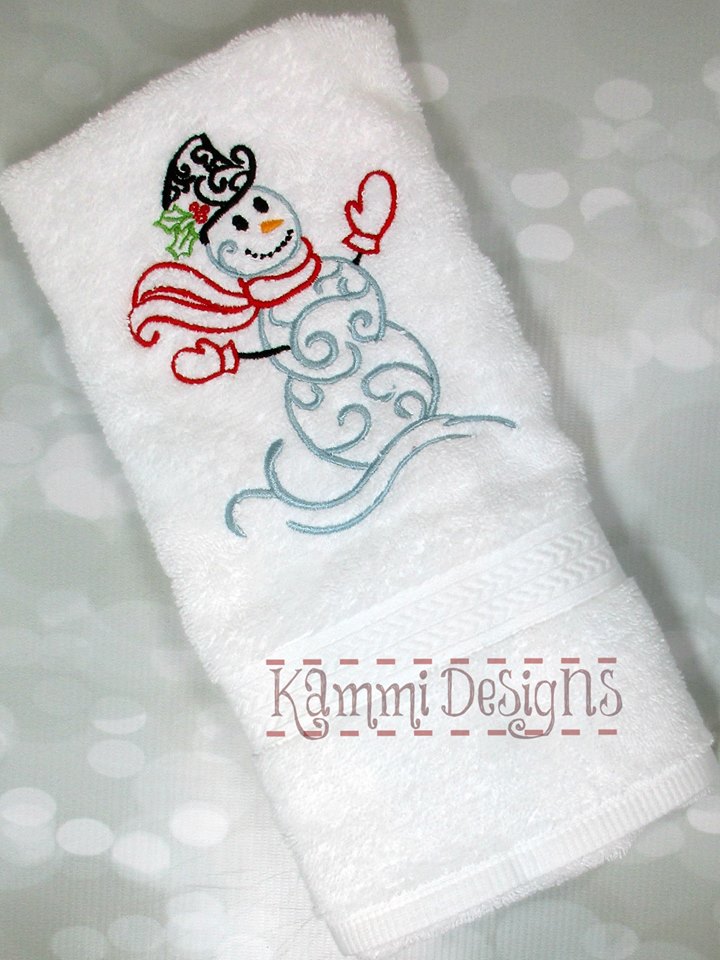 AGD 4098 Swirly Snowman