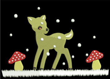 AGD 5022 Winter Deer