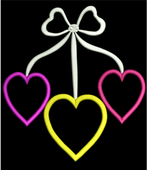 AGD 6020 Valentines Monogram Frame