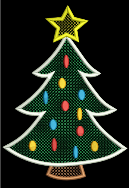 AGD 9152 Cross Stitch Christmas Tree