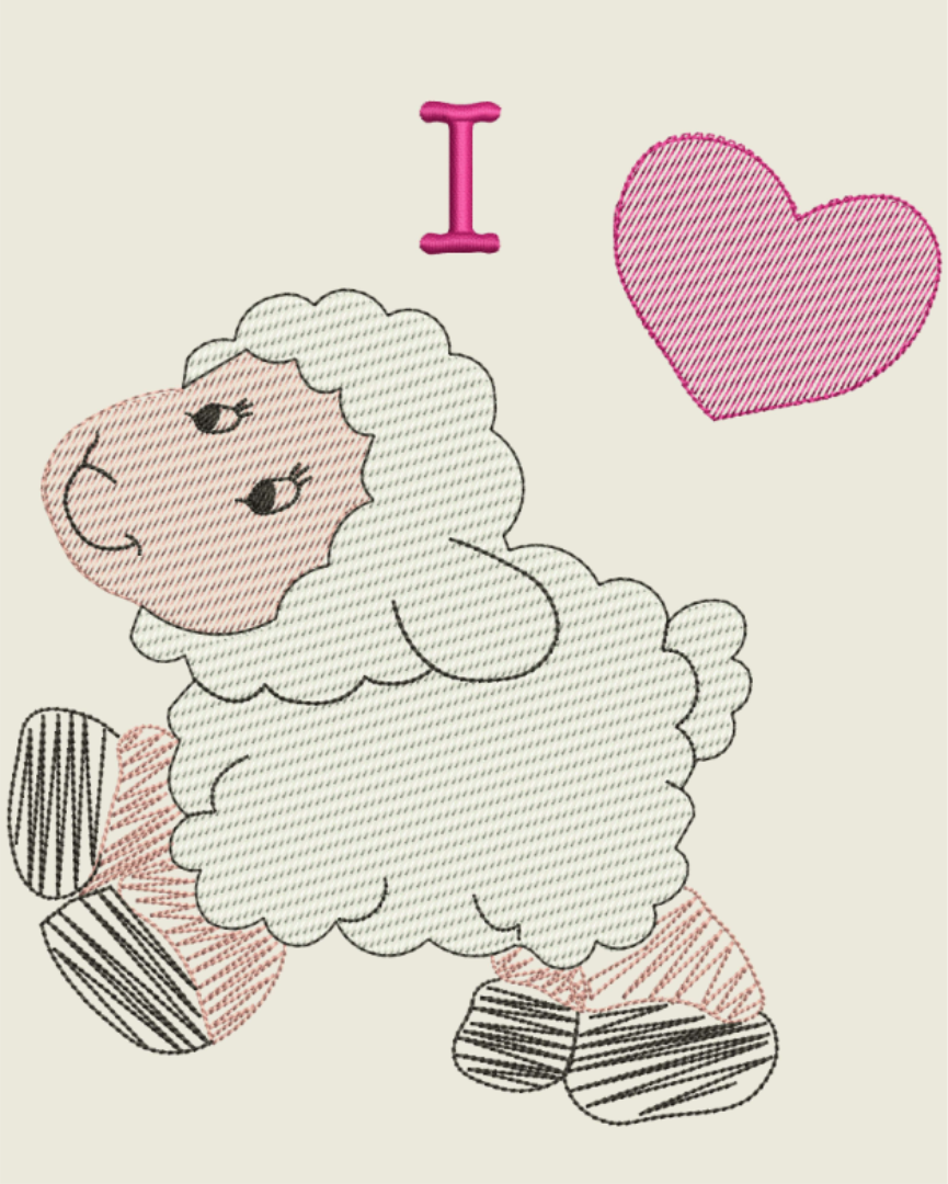 AGD 9828 I love Sheep