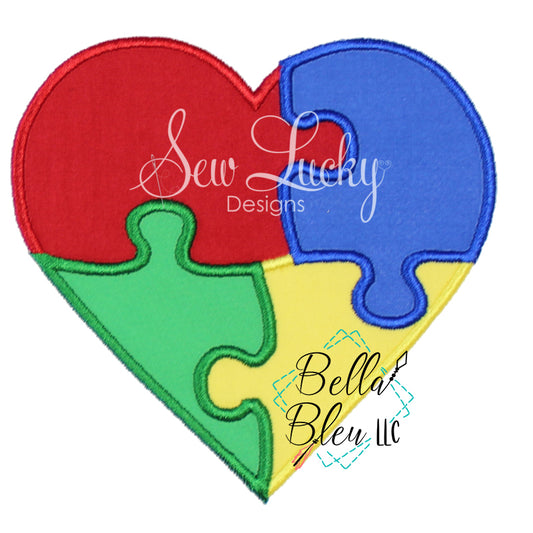 BBE Autism Puzzle Heart