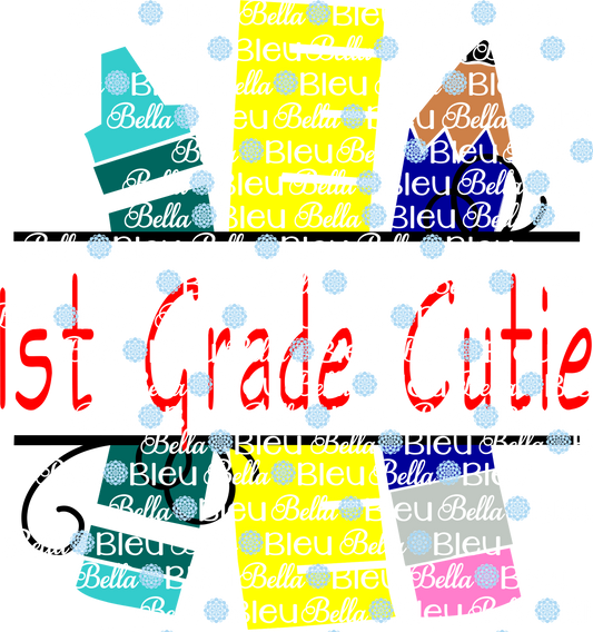BBE 1st Grade Cutie Printable Back to school