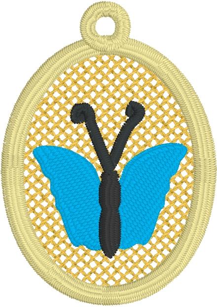 DBB Butterfly Lace Pendant for 4x4 hoops