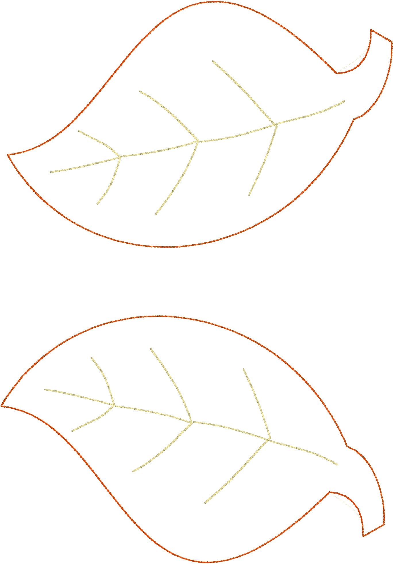 DBB Oversized Leaf Felties for Wreaths or Banners
