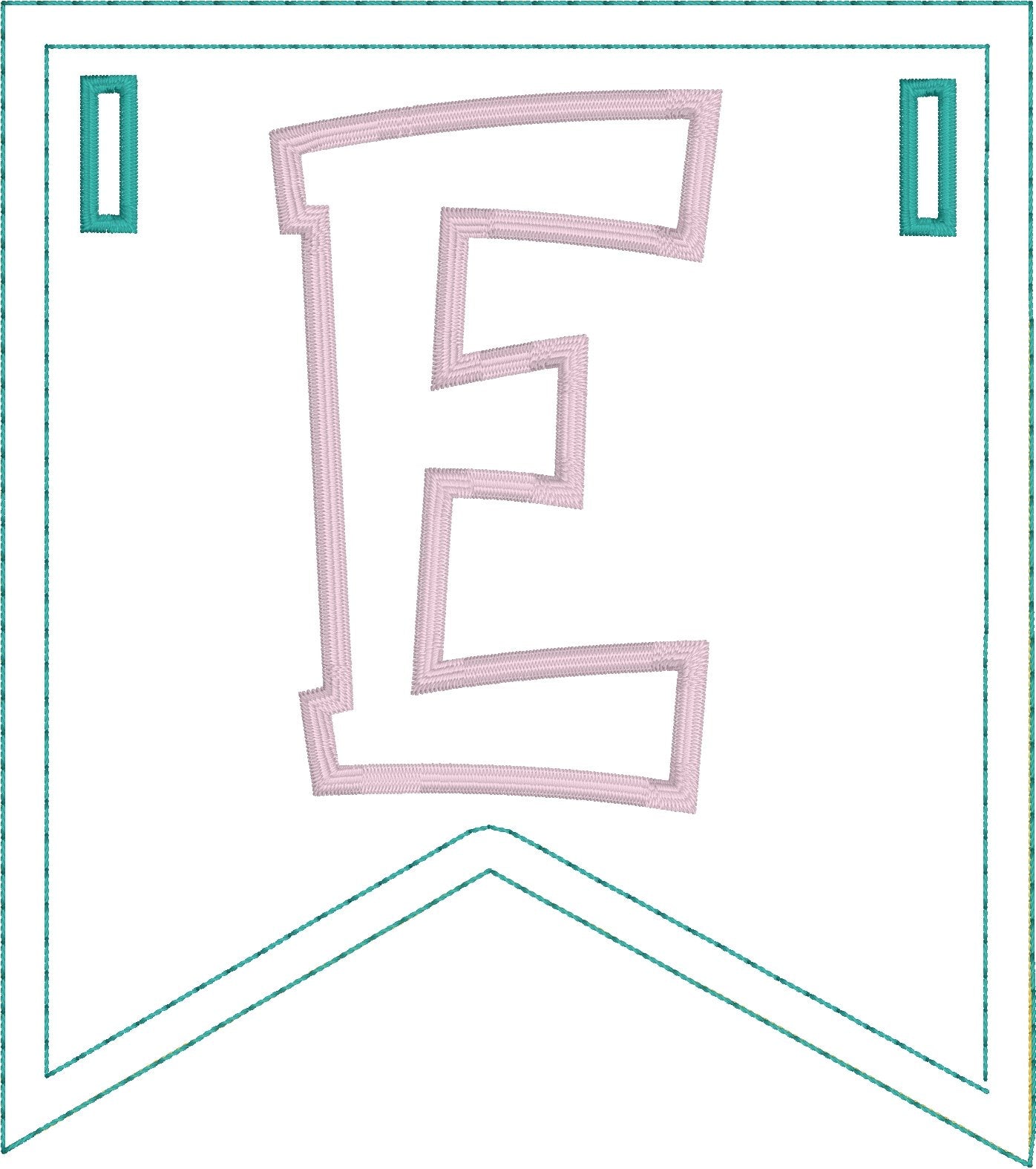 DBB Love Applique Banner In the Hoop Project for 5x7 Hoops