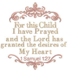 AGD 2090 For this Child I have Prayed