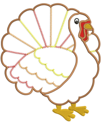 AGD 2180 Applique Turkey