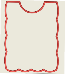 AGD 2206 In the Hoop Tie on Bib