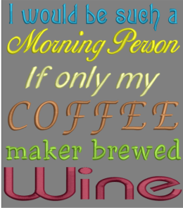 AGD 2234 Morning Person