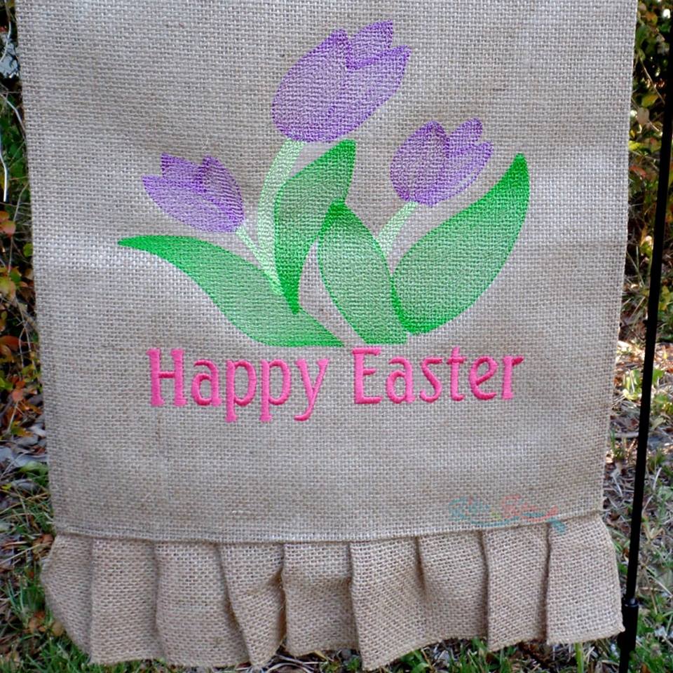 AGD 2528 Happy Easter Tulips