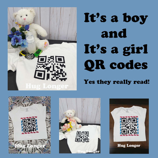 HL QR Codes-It's a boy AND It's a girl HL5704 embroidery file