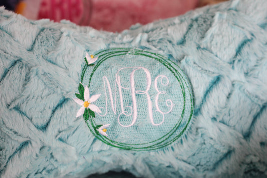 DBB Rain Lilies Monogram Frame Design - 4x4 5x5
