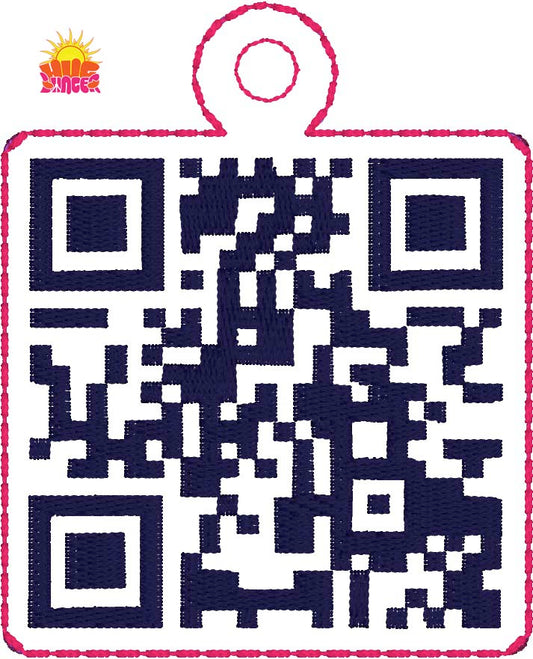 HL ITH QR Code Call Your Sponsor Fobs HL5729 embroidery file