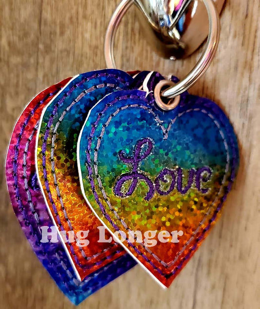 ITH Love is Love Fob HL2109 embroidery file