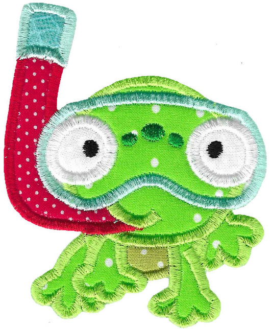 BCD Snorkeling Frog Applique