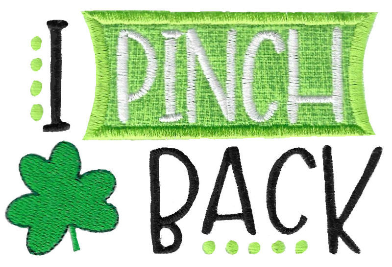 BCD I Pinch Back Irish Saying