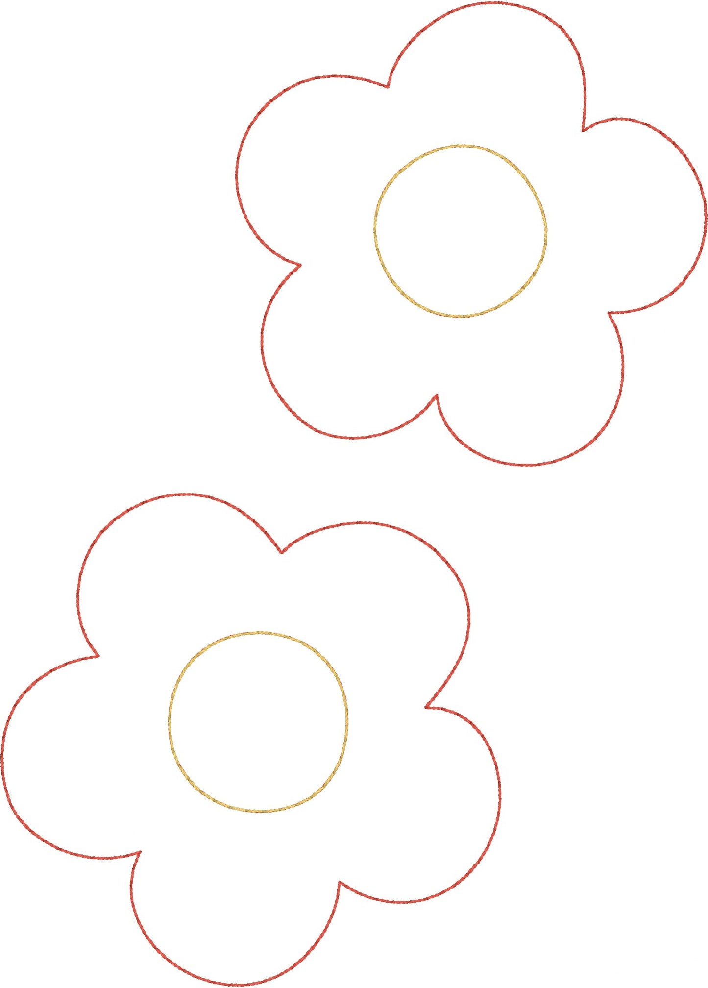 DBB Fiesta Flowers and Leaves Felties for Wreaths or Banners