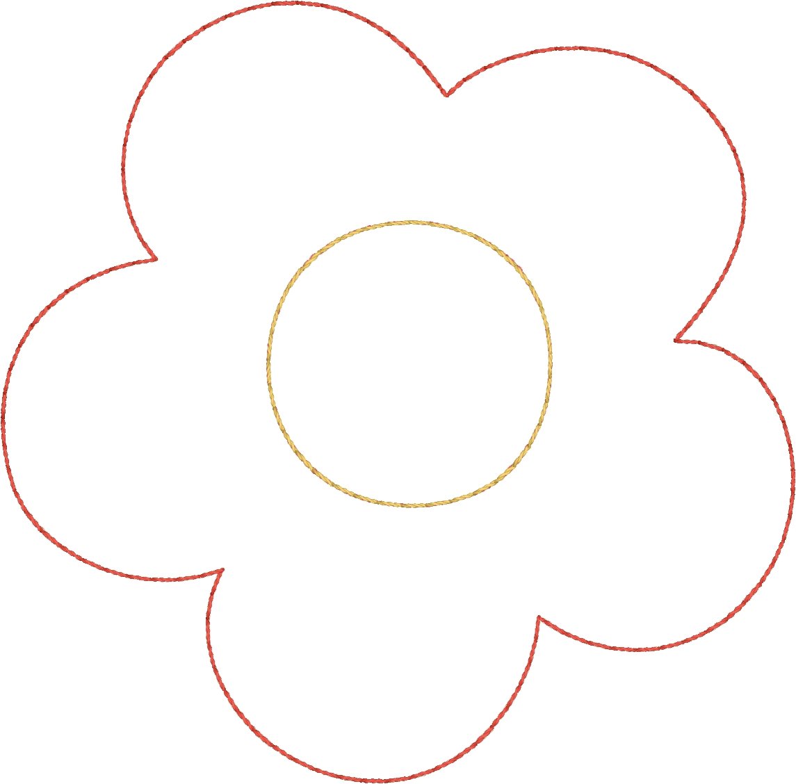 DBB Fiesta Flowers and Leaves Felties for Wreaths or Banners