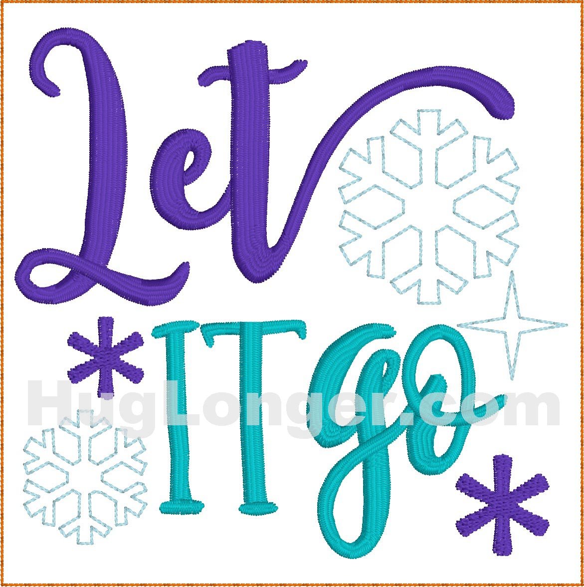 Let it Go TP HL2398 embroidery files